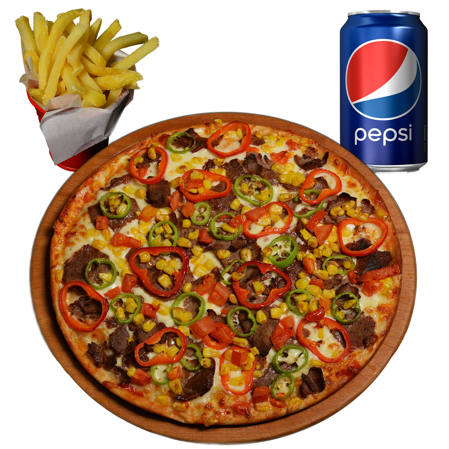 Dönerli Pizza (Küçük) Menü