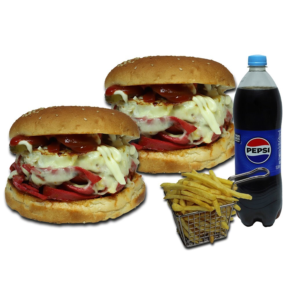 2'li Çember Burger Menü