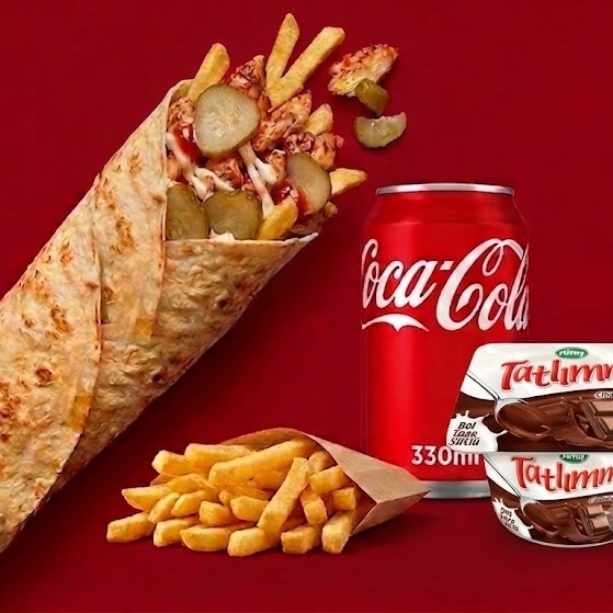 Tavuk Döner Dürüm Süper X-Large Klasik Menü