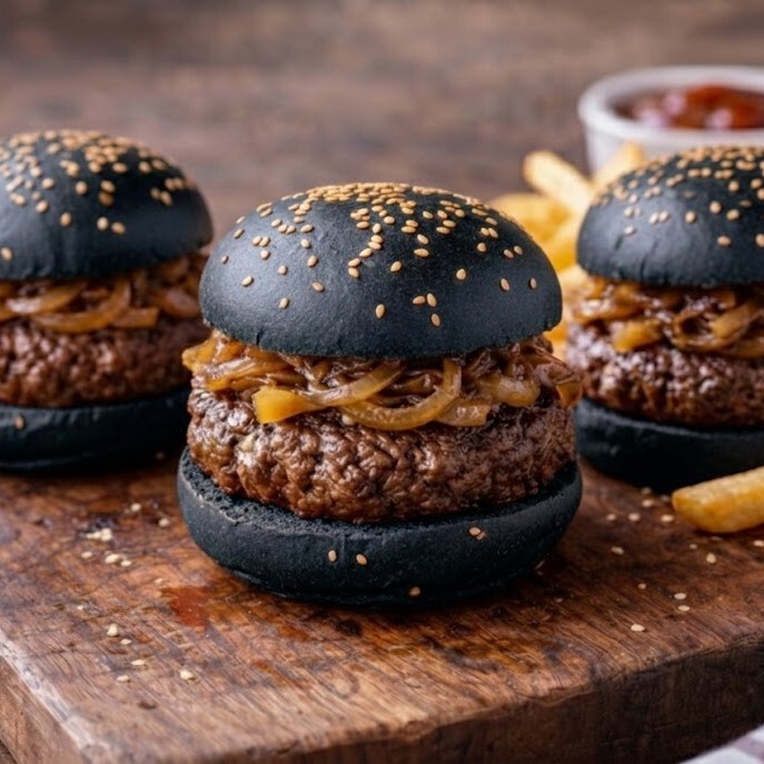 Mini Siyah Burger 3 X