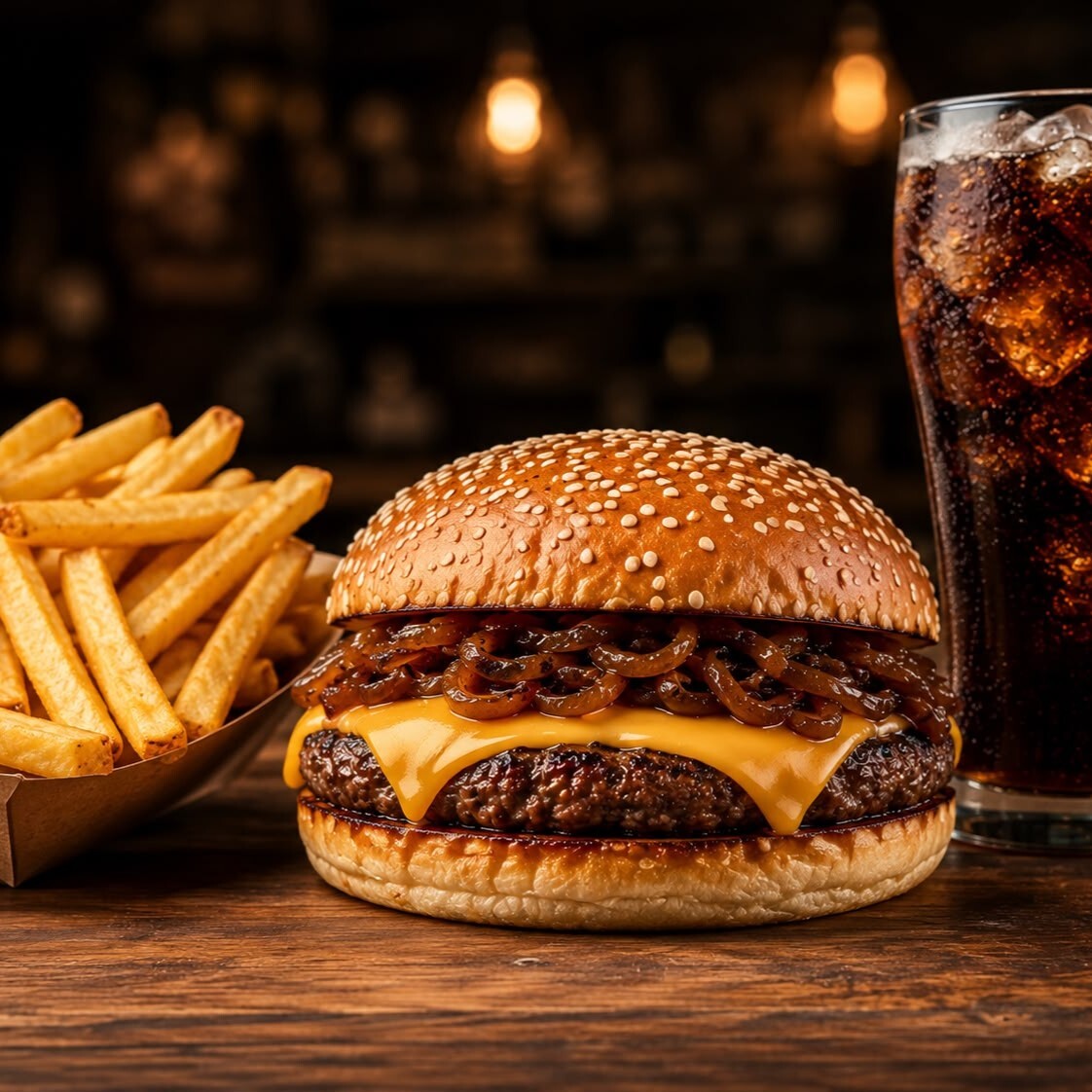 Cheese Burger Menü