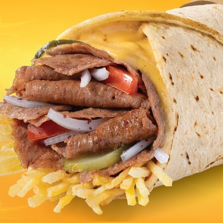 Cheddar Lezzetli Et Döner Dürümle