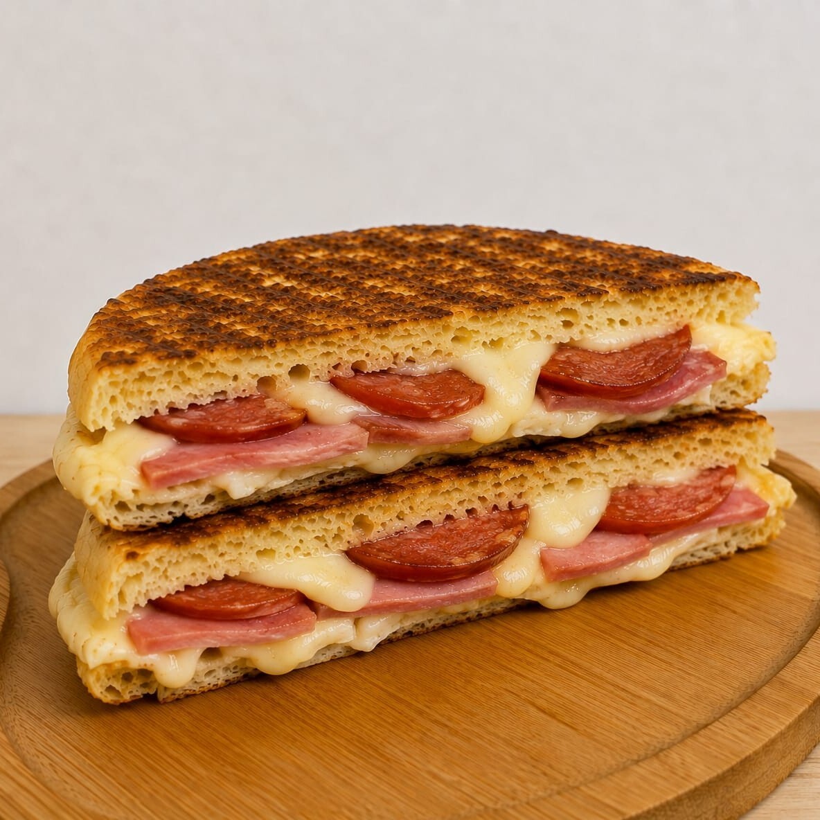Sucuklu & Salamlı & Kaşarlı Tost