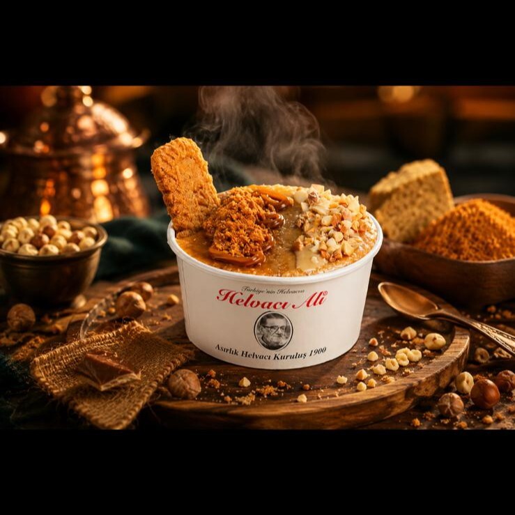 Sade & Lotus Bisküvili İrmik Helvası Dondurmasız (Standart boy 160 gr)