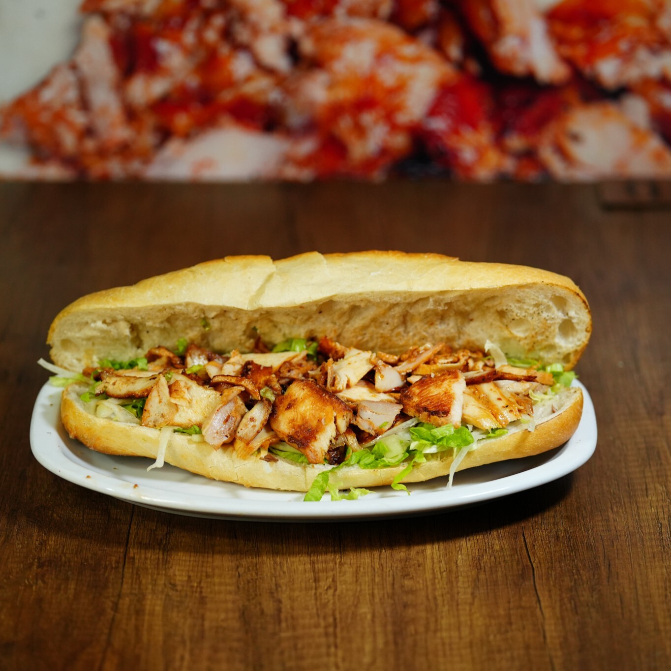 Tam baston Ekmek Tavuk Döner 120gr