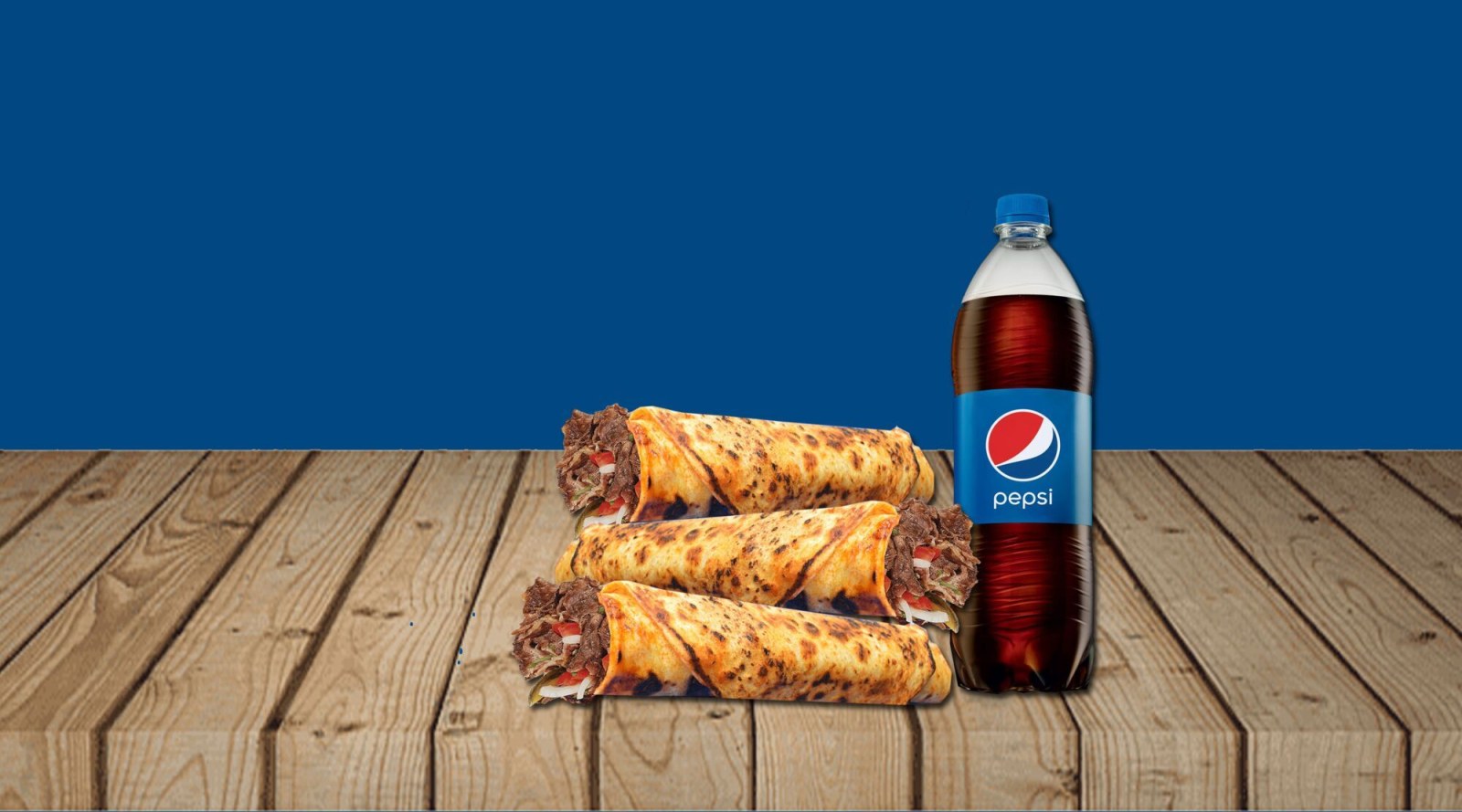 3'Lü Et Döner Dürüm Menü