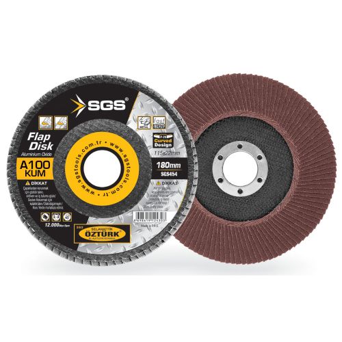 FLAP DİSK 180MM AO 100KUM