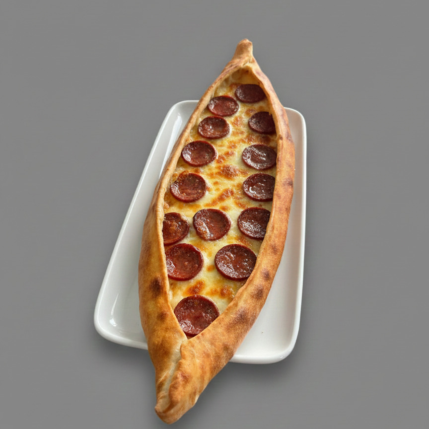 Sucuklu Kaşarlı Pide