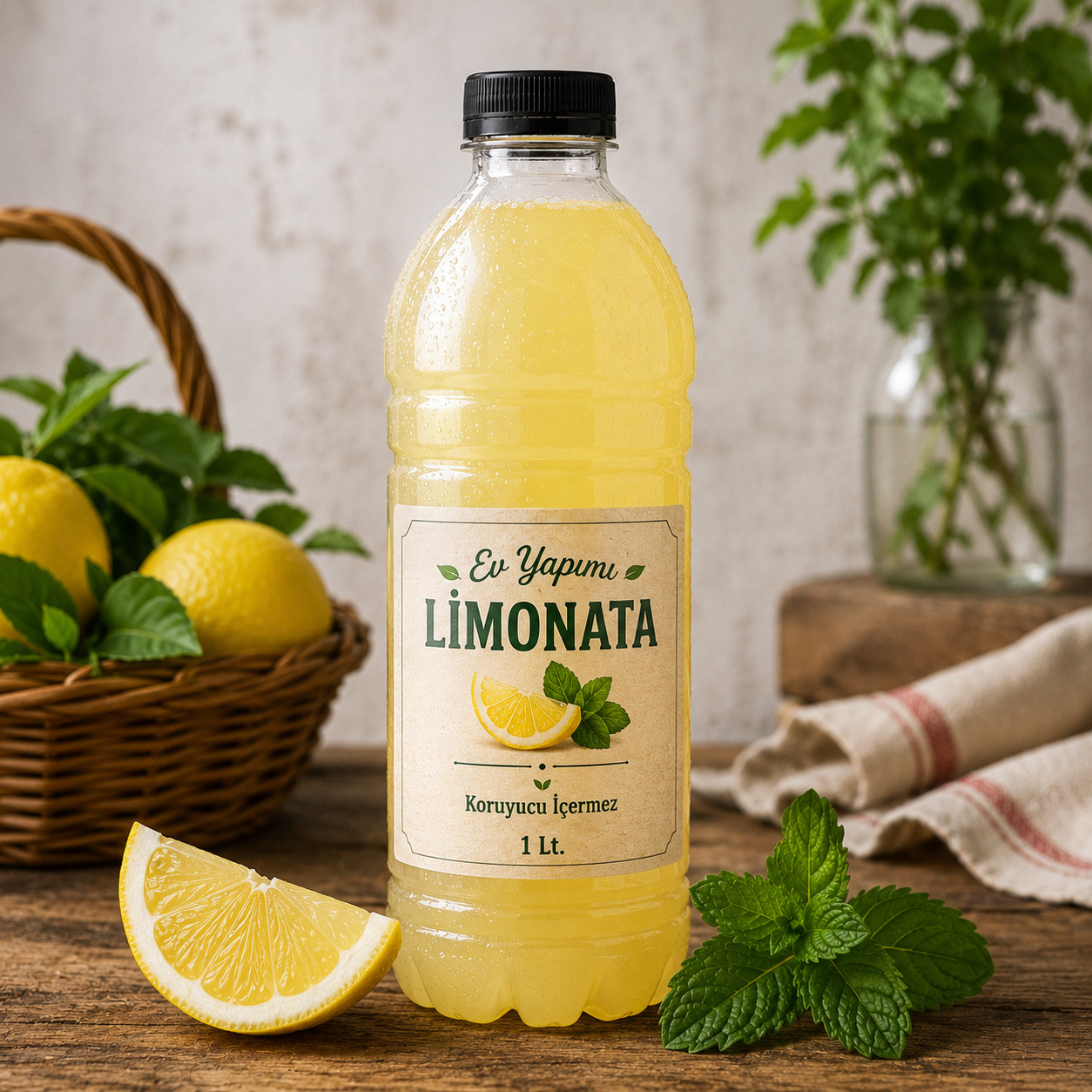 Ev Yapımı Limonata (1 Lt.)