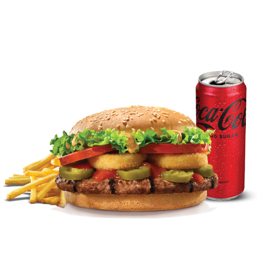 Angry Whopper Menü