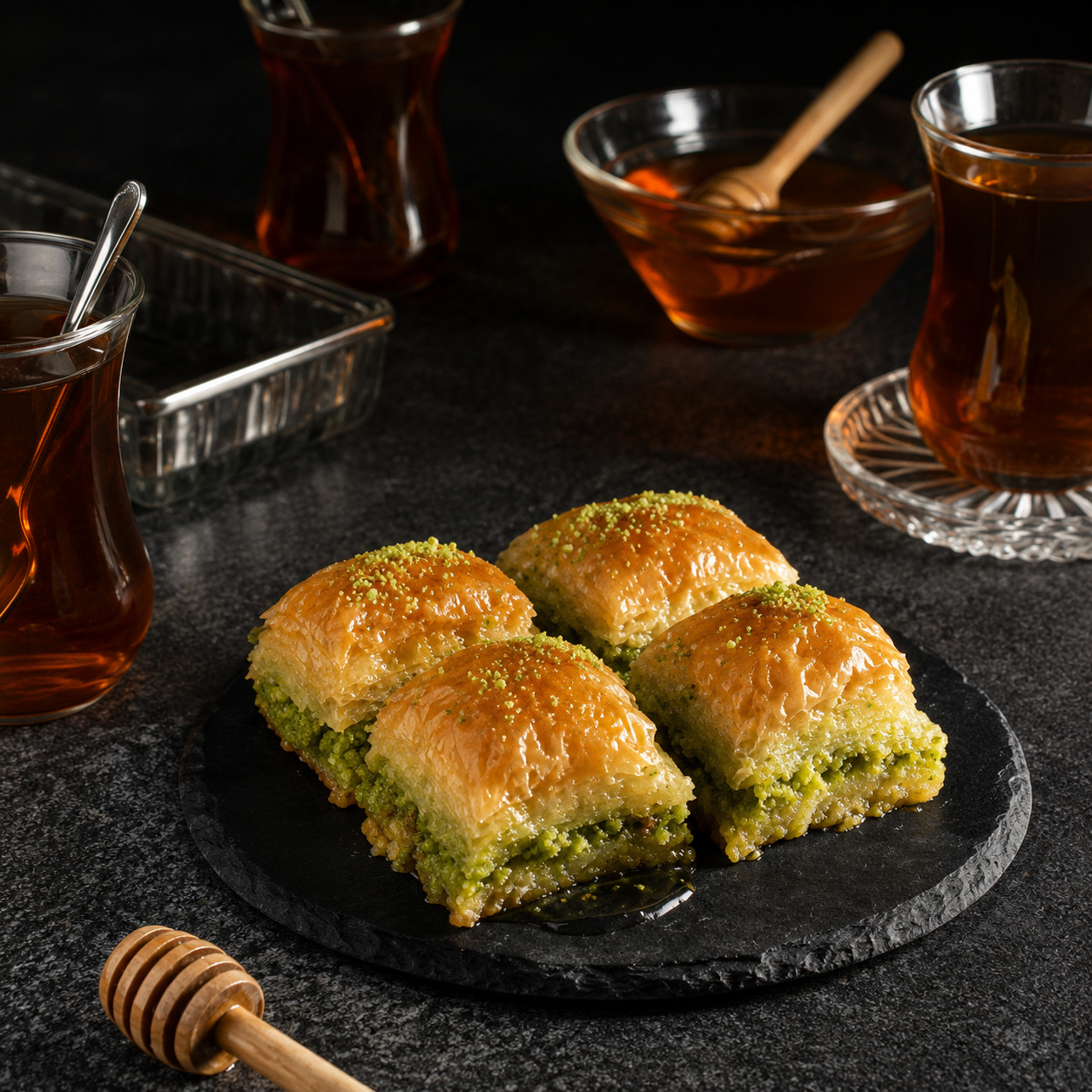 Tereyağlı Fıstıklı Baklava (1 kilo)