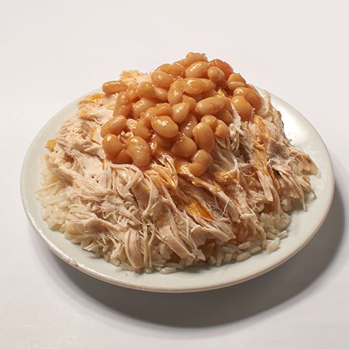 Tavuklu Kuru Fasulyeli Pilav