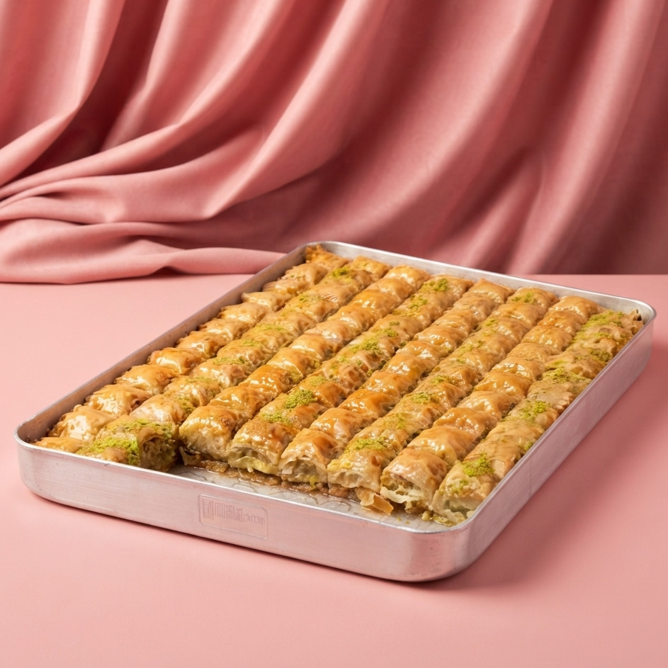 (500 gr.)_Özel Mini Baklava ( Fıstıklı & Tereyağlı )