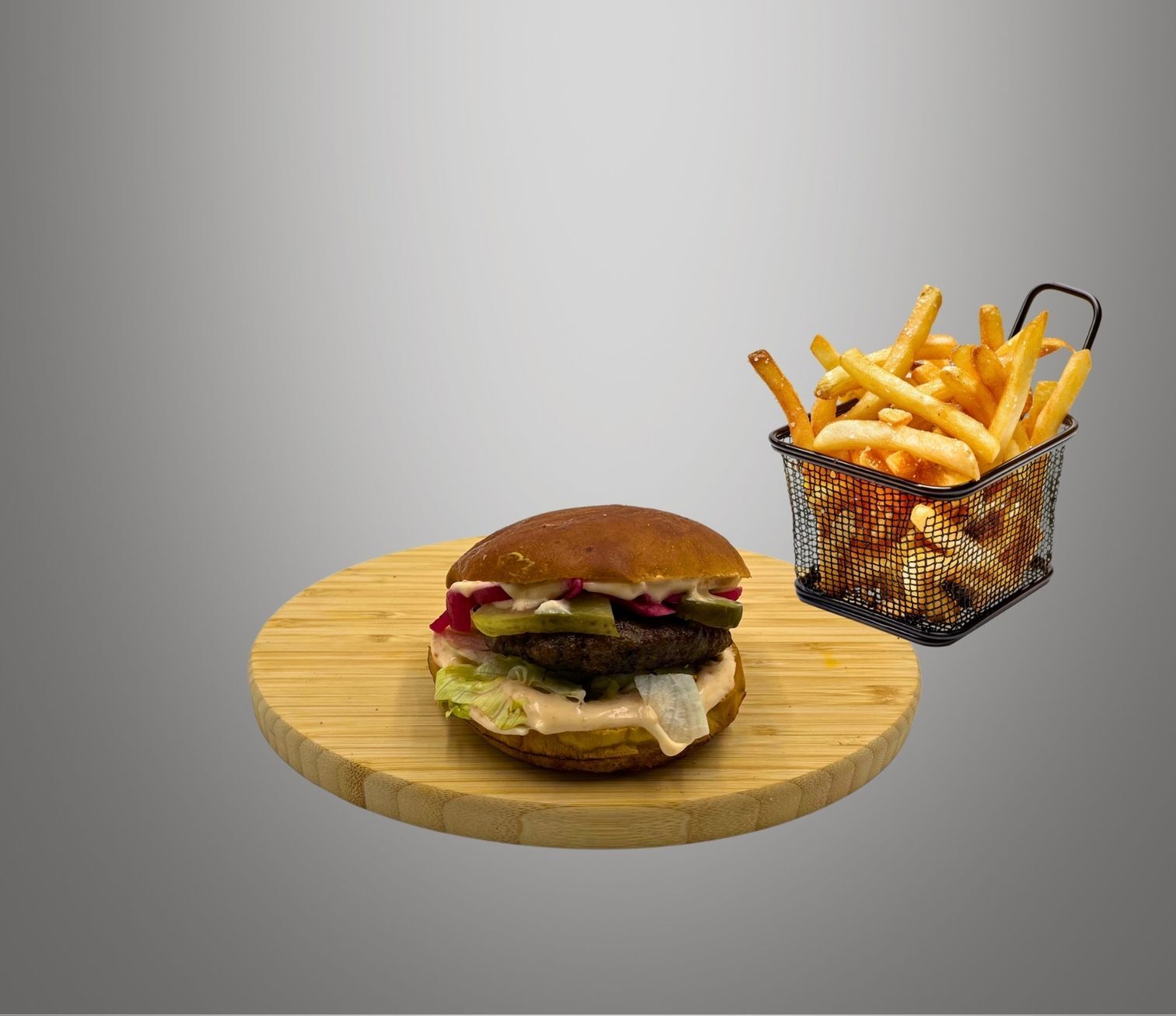 Ekşili Köz Mayonez Burger Menü