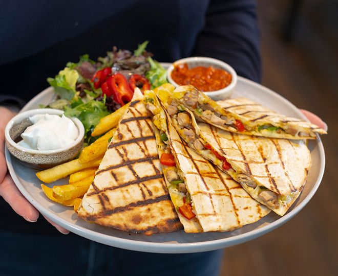 BBQ Tavuk Quesadilla