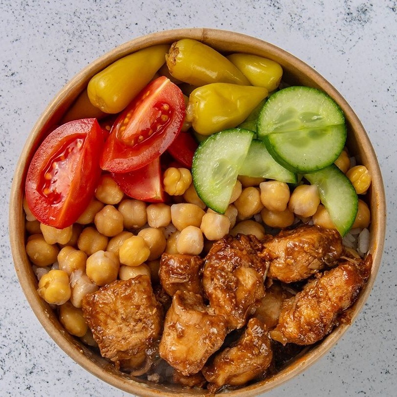 Pilav Üstü Teriyaki Soslu Tavuk Bowl (540 gr.)