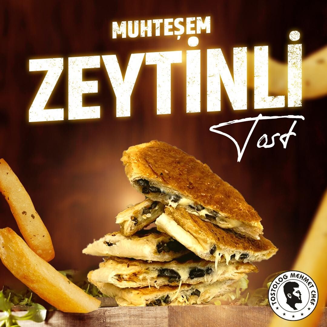 Zeytinli Kaşarlı Tost