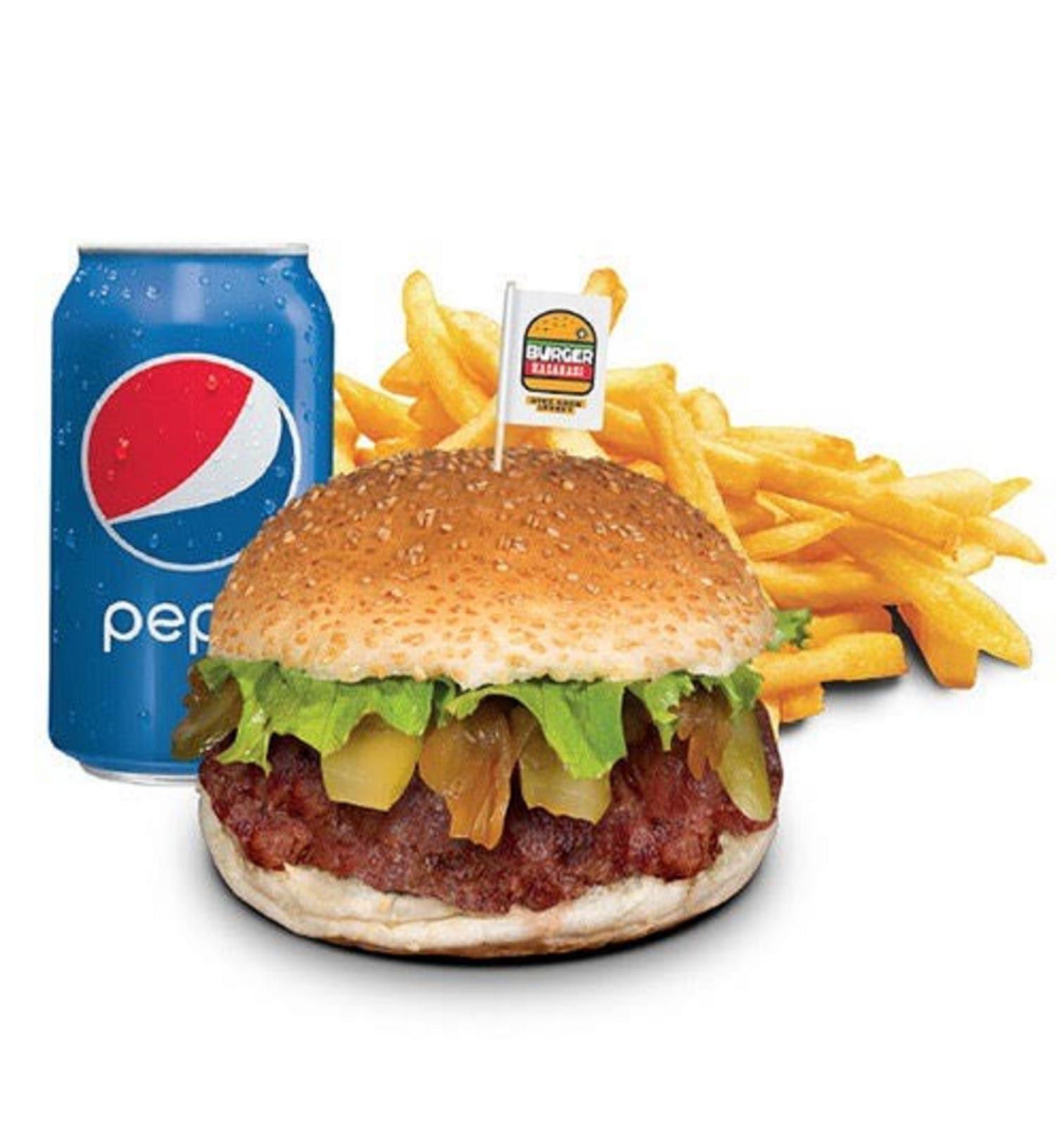 Klasik Burger Menü+Pepsi 330 ml