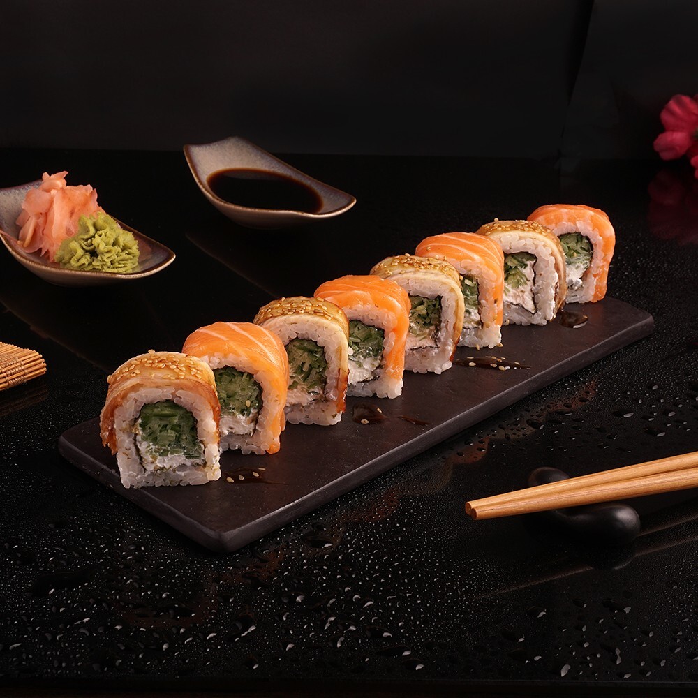Sake Unagi Roll (8 adet)