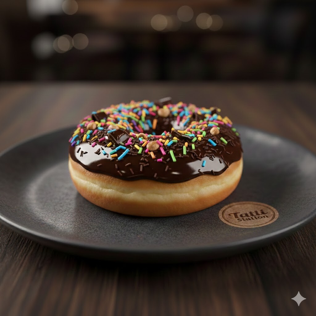 Klasik Çikolatalı Donut