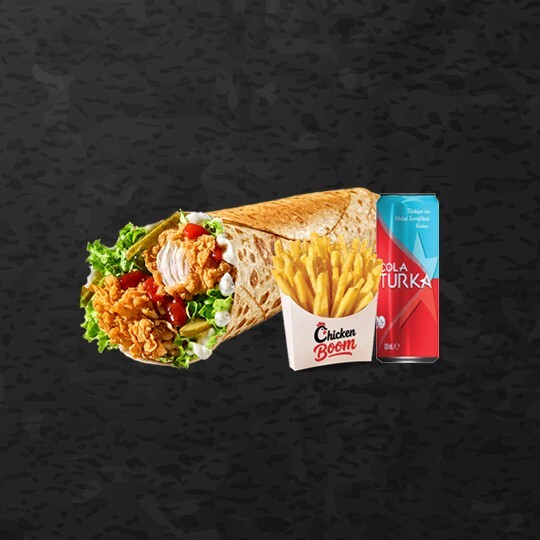Chicken Roll Menü