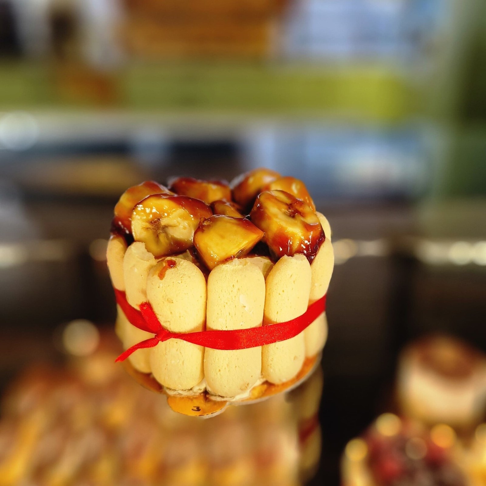 Mini Çilekli Charlot Pasta (Dilim)