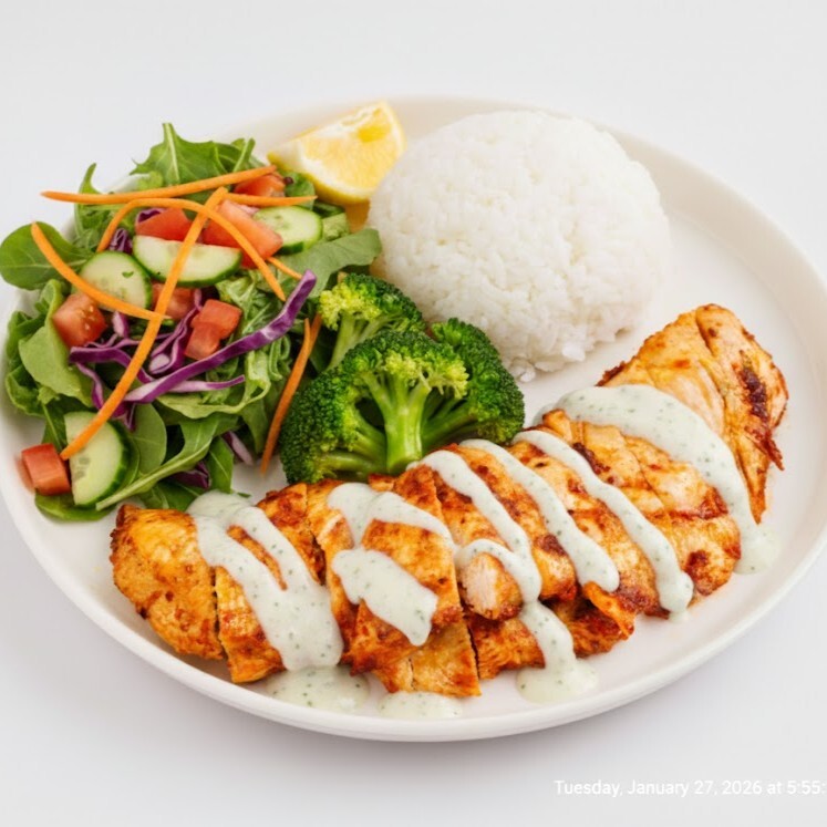 Detoks Chicken Plate