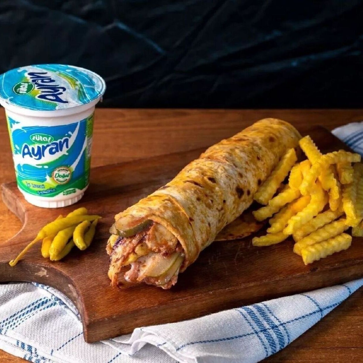 Döndön Tavuk Dürüm Menü (70 gr)