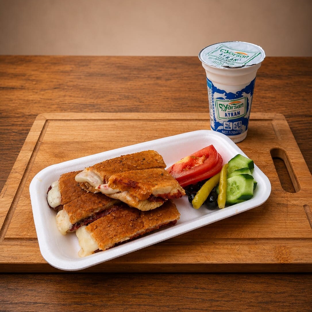 Yarım Ekmek Karışık Tost