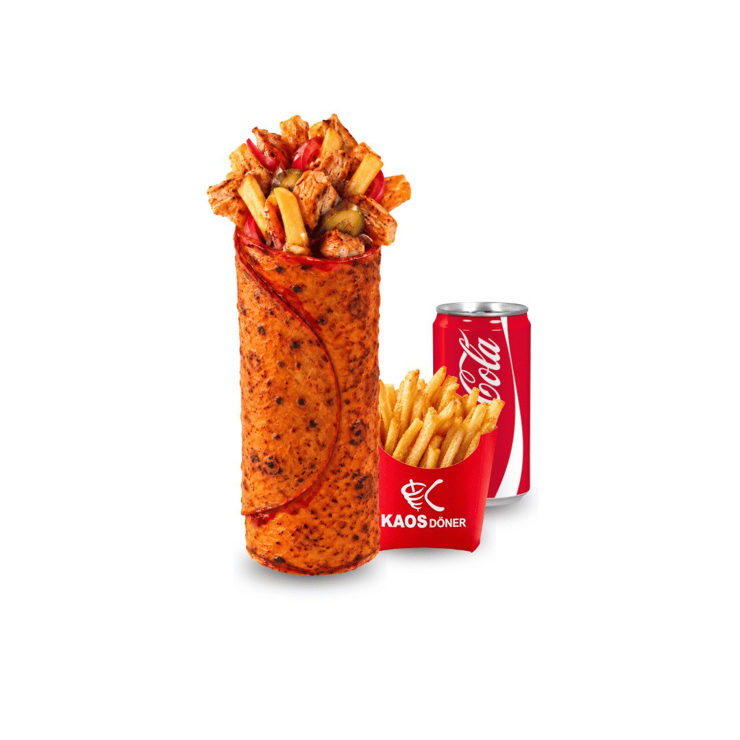 Tavuk Döner Dürüm & Kutu İçecek Menü