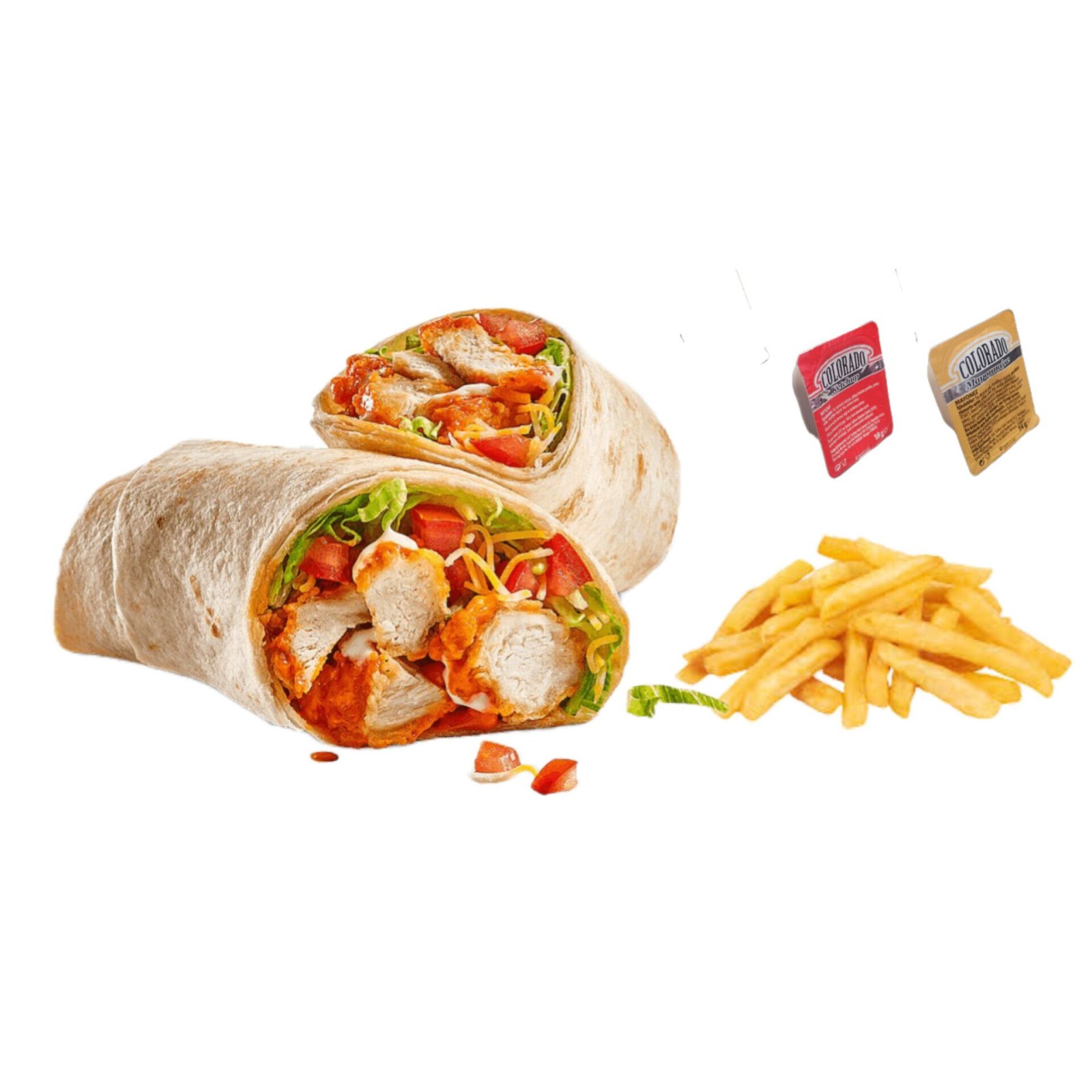 Kremalı Tavuk Wrap