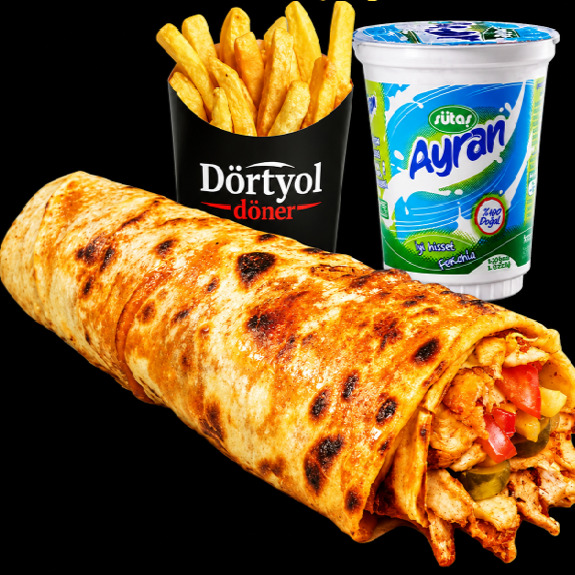 Özel Soslu Tavuk Dürüm Menü
