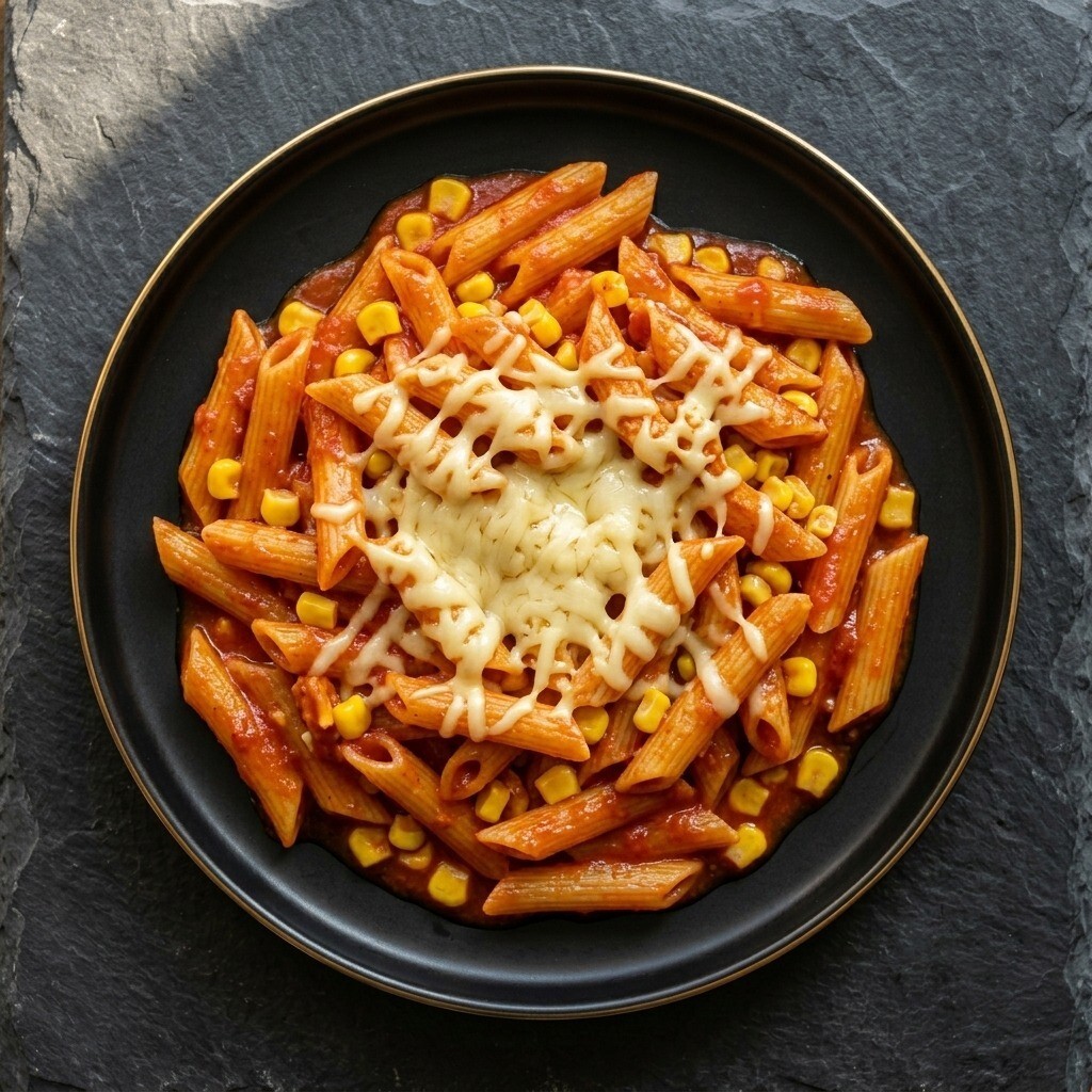 Domates Mısır Penne