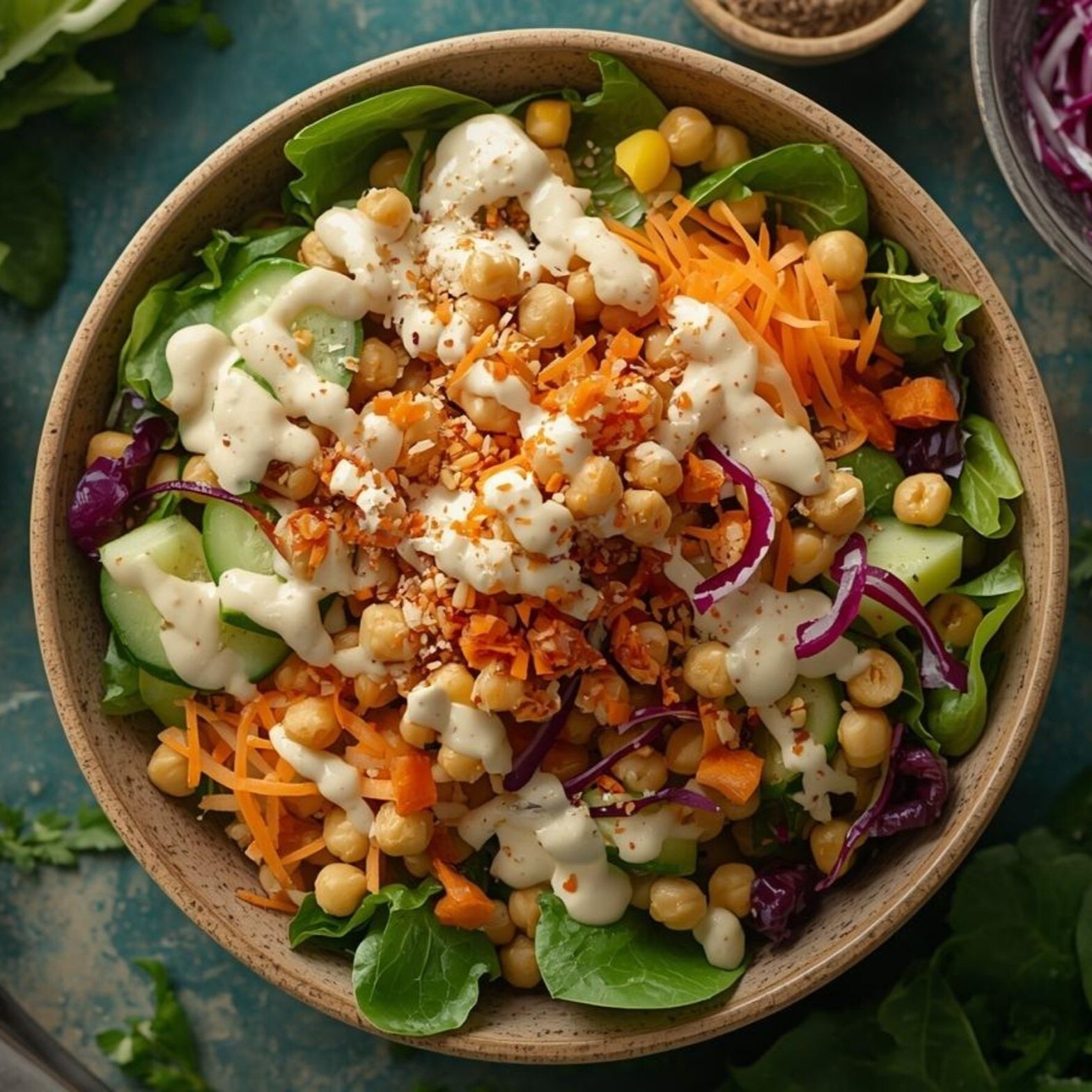 Vejetaryen Protein Power Bowl (Tahinli)