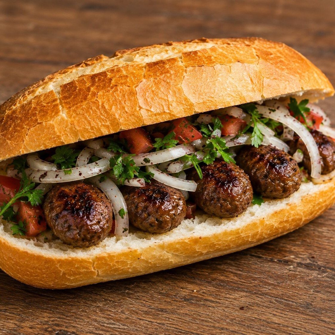 Mangalda Yarım Ekmek Köfte
