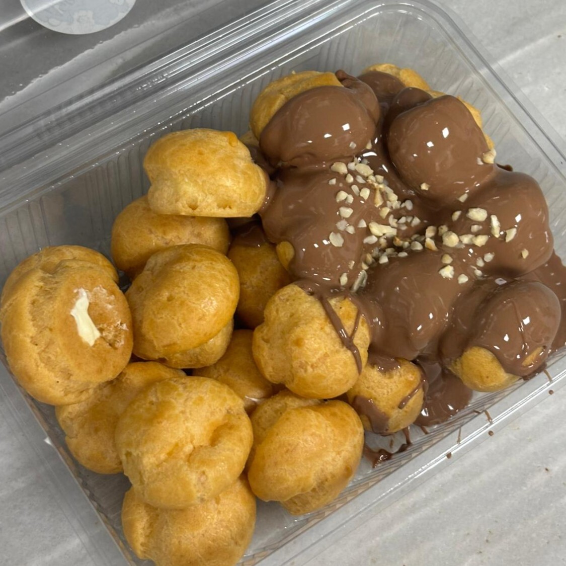 Dökme Profiterol Sütlü Çikolatalı (500 Gr)