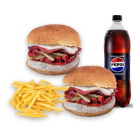 2'li Eritme İso Burger Menü