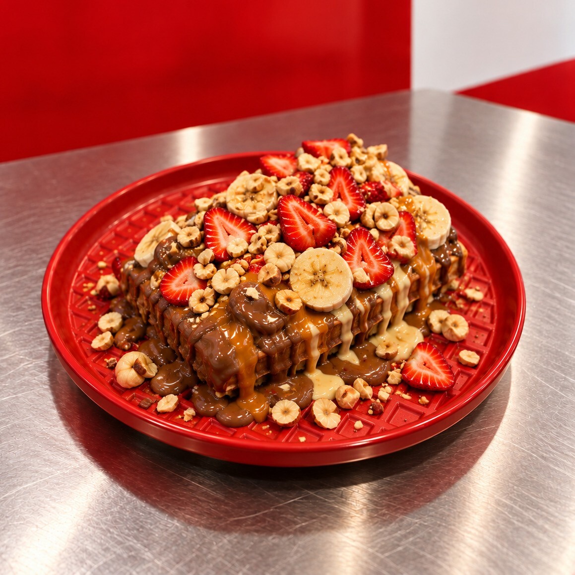 Caramel Crush Waffle (Büyük Hamur)