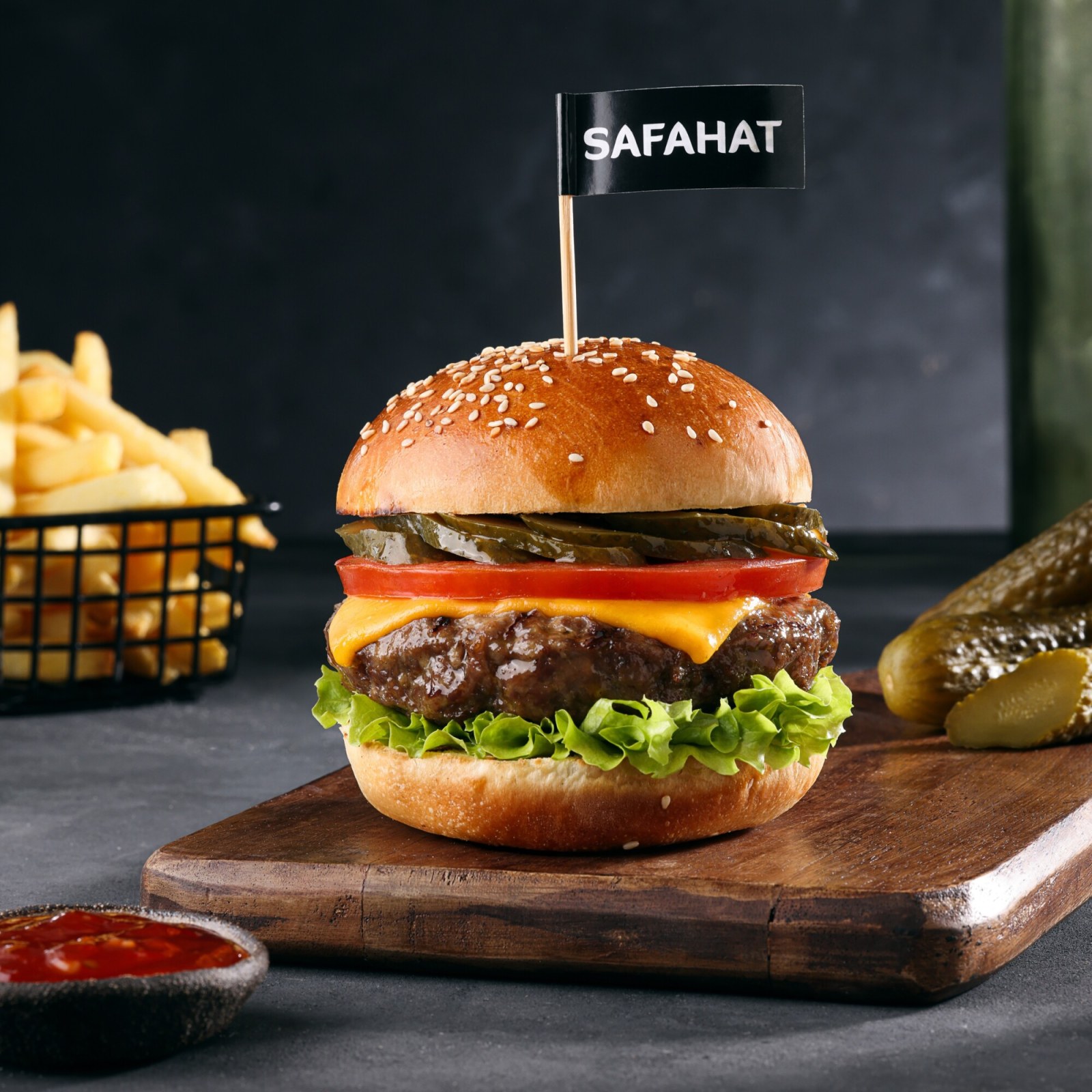 Cheeseburger Menü