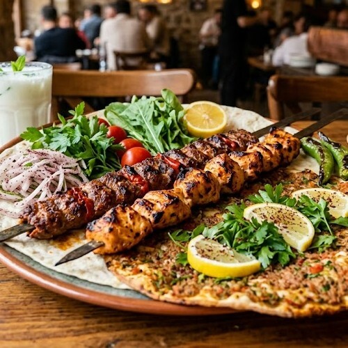 Karışık Kebap & Lahmacun Kombosu