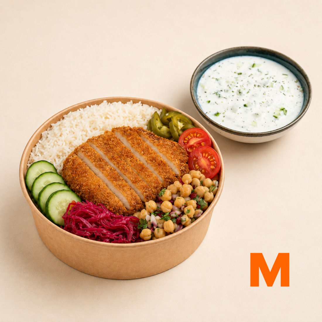 Klasik Pilav Üstü Bowl & Cacık Menü