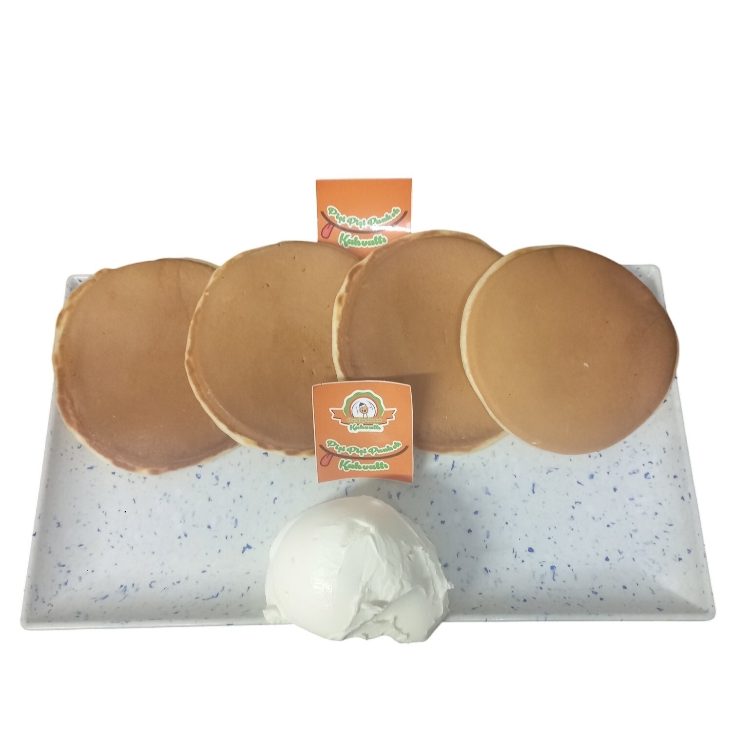 4 Adet Pankek +Krem Peynir(50cc)
