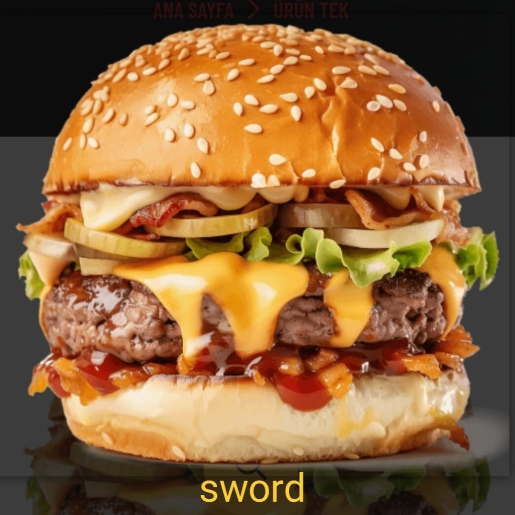 Mushroom Burger Menü