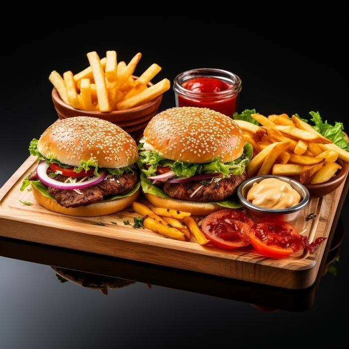 İkili Baba Köfte Burger