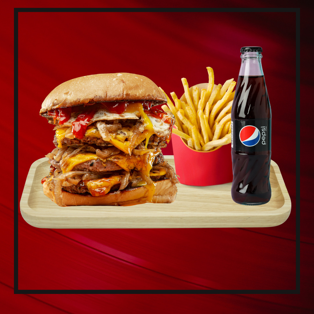 Triple Burgerium Tavuk Menü