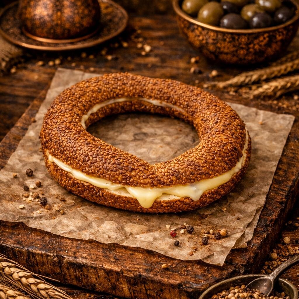 Kaşarlı Simit