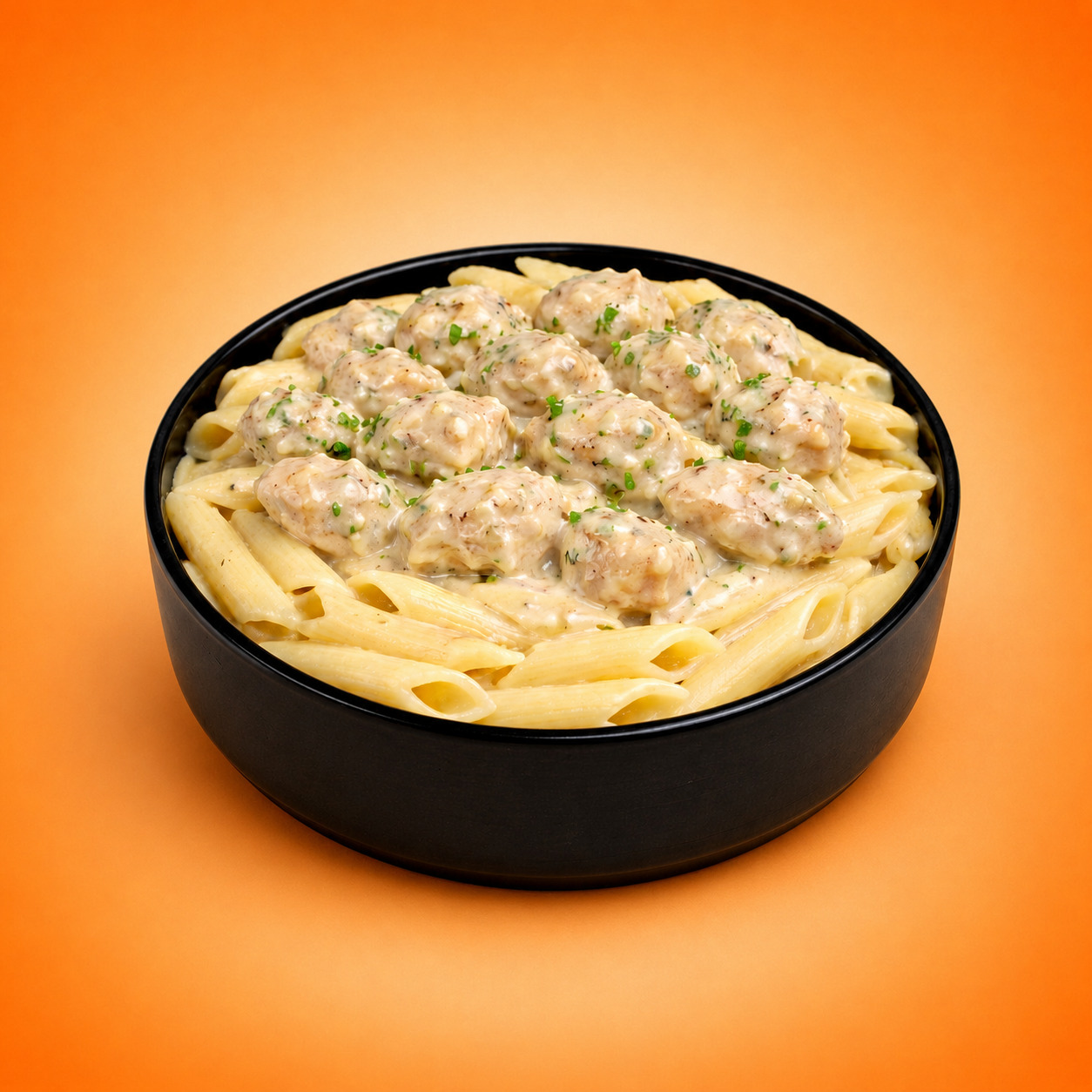 Vegan Köri̇ & Mantar Kremalı Makarna