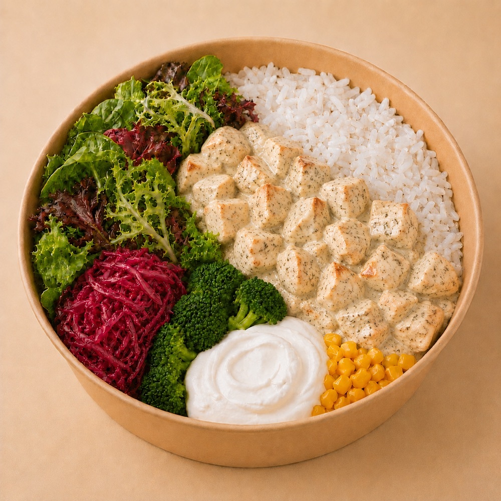 Mountain Cream (Kremalı Dağ Kekikli Tavuk Bowl)