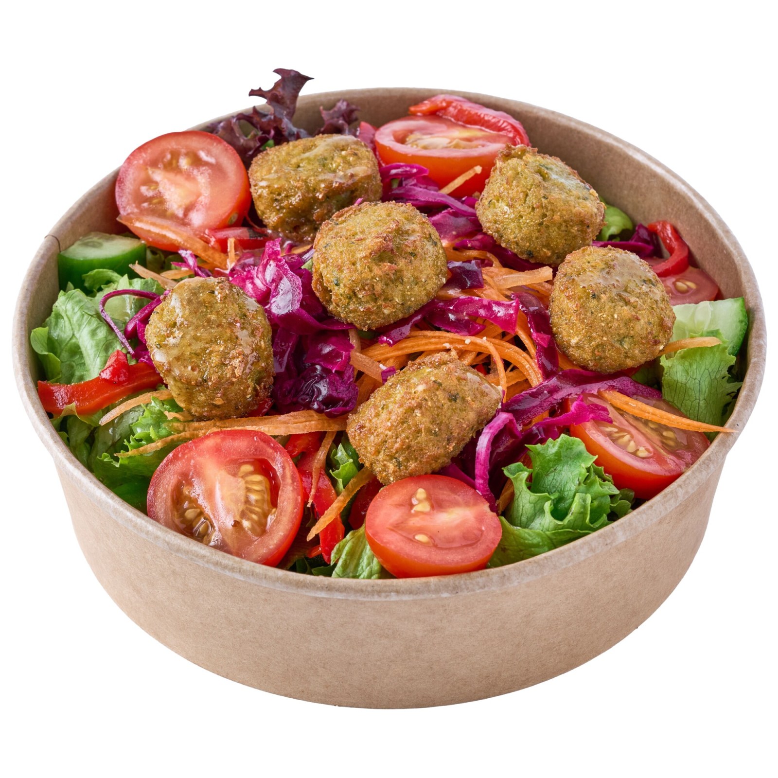 Vegan Falafel Salata+Coca Cola 330 ml