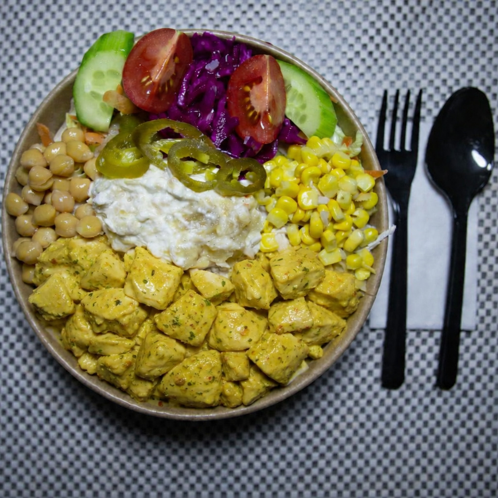 Krema Körili Tavuk Bowl